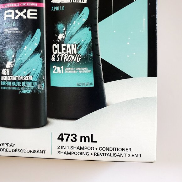 AXE Gift Box Set  Men's Health & Beauty Bundle Shampoo Body Wash Deodorant Spray - Picture 4 of 5